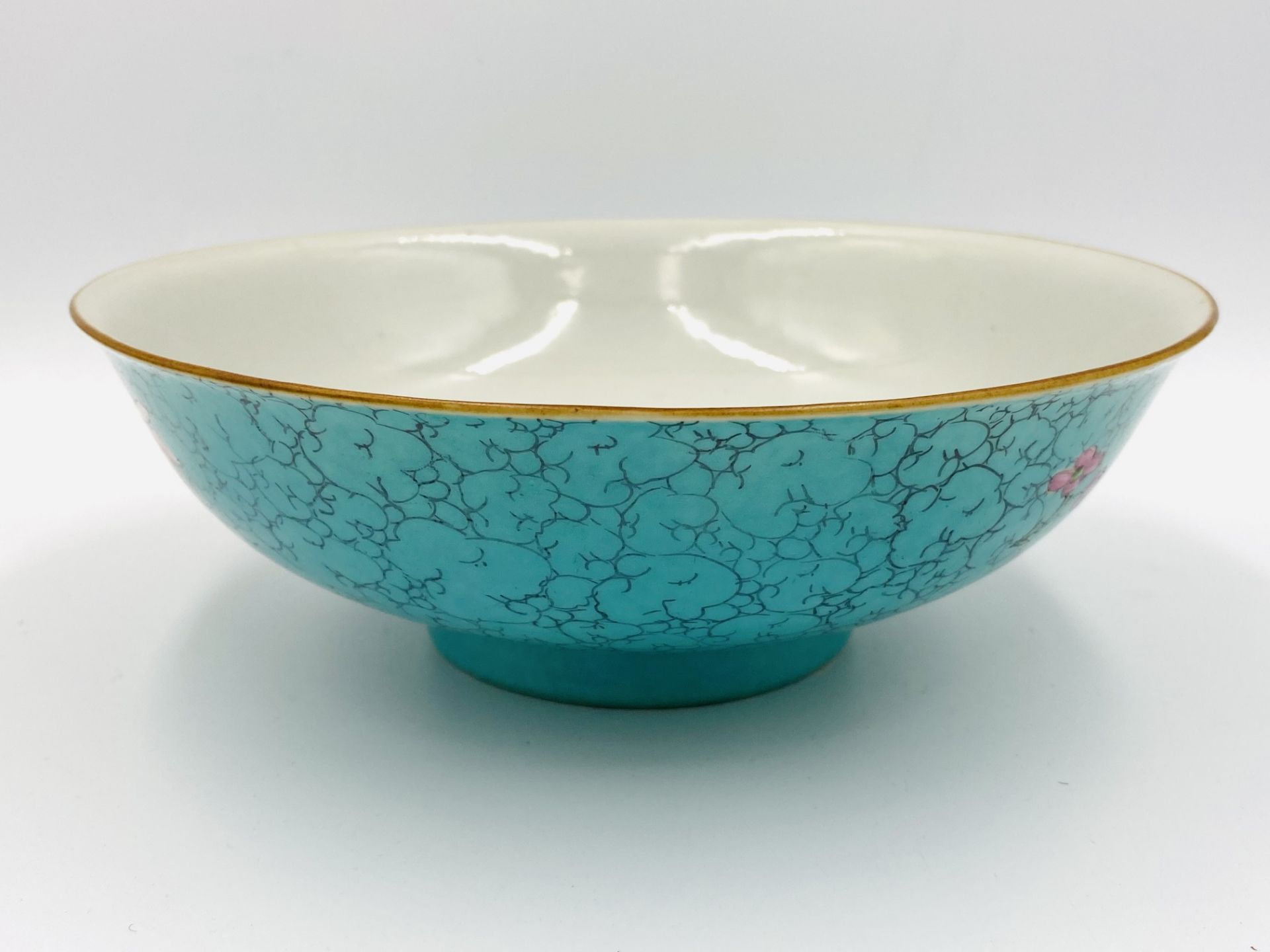 Chinese blue ground bowl