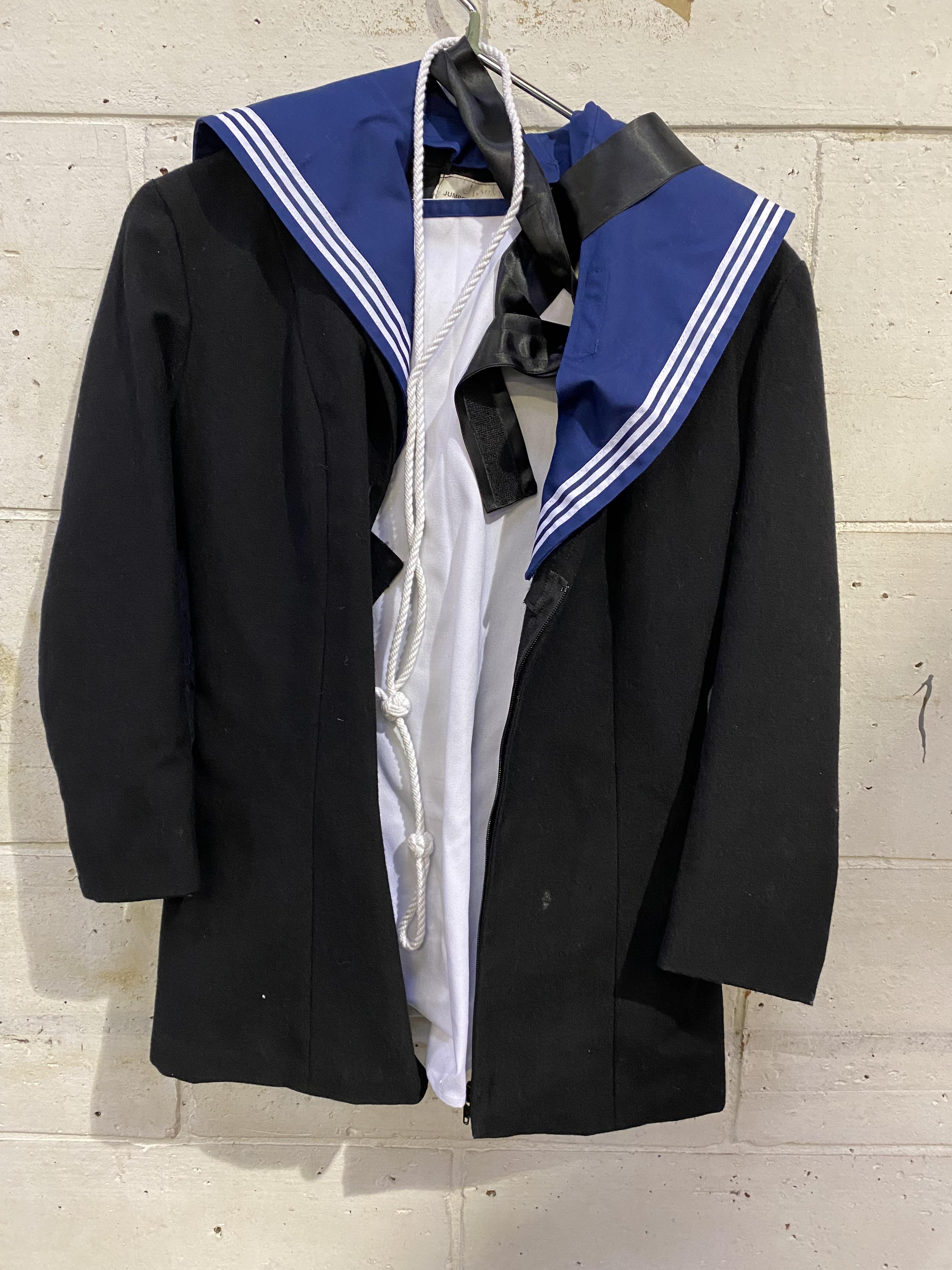 Army dress jacket together with a sailor's dress jacket and cap - Image 4 of 6