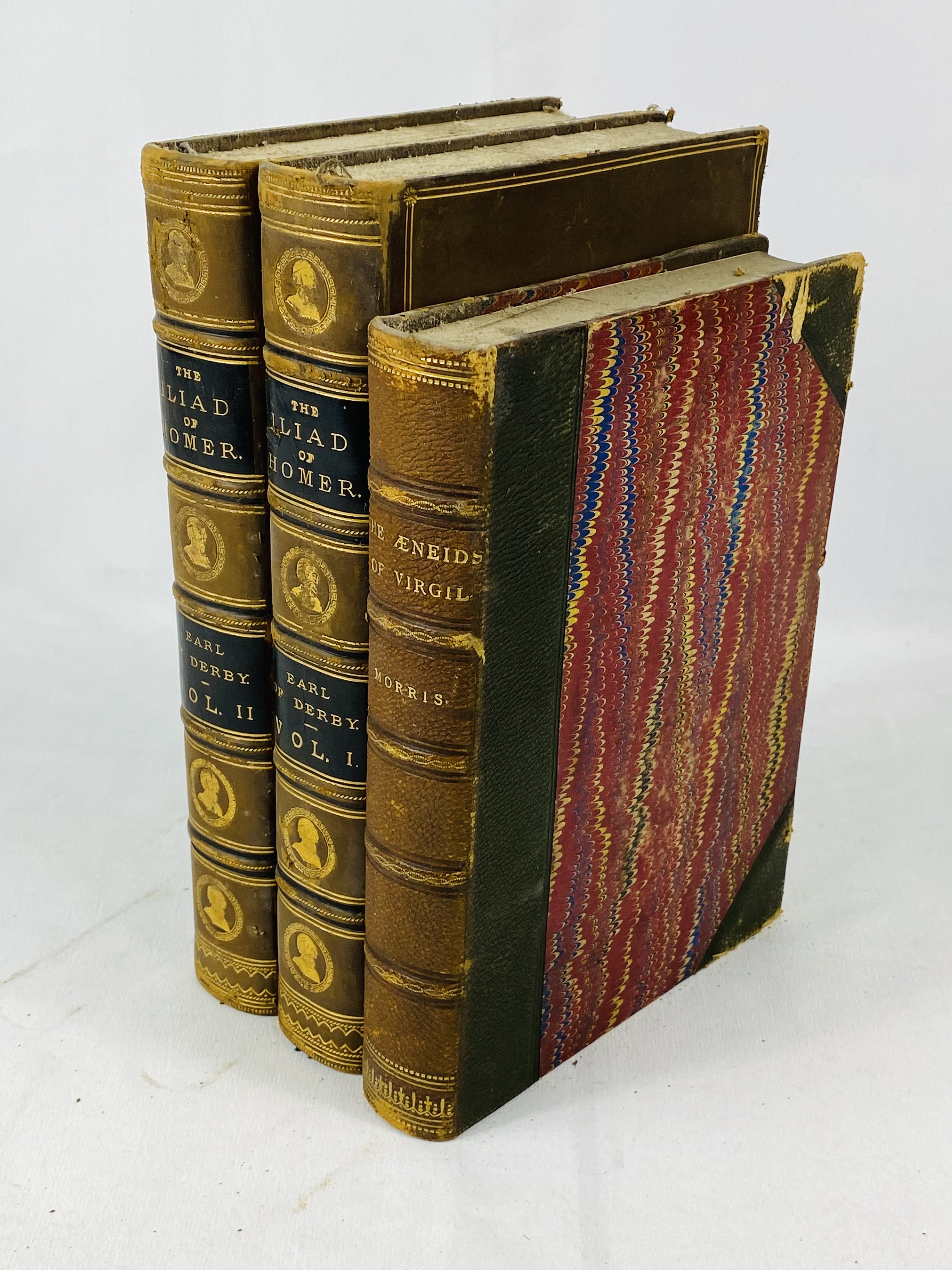 The Iliad of Homer by Edward Earl of Derby, 1865; together with the Aeneid of Virgil, 1876.