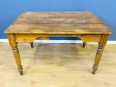 Victorian pine farmhouse table