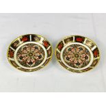 Two Royal Crown Derby dishes