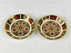 Two Royal Crown Derby dishes