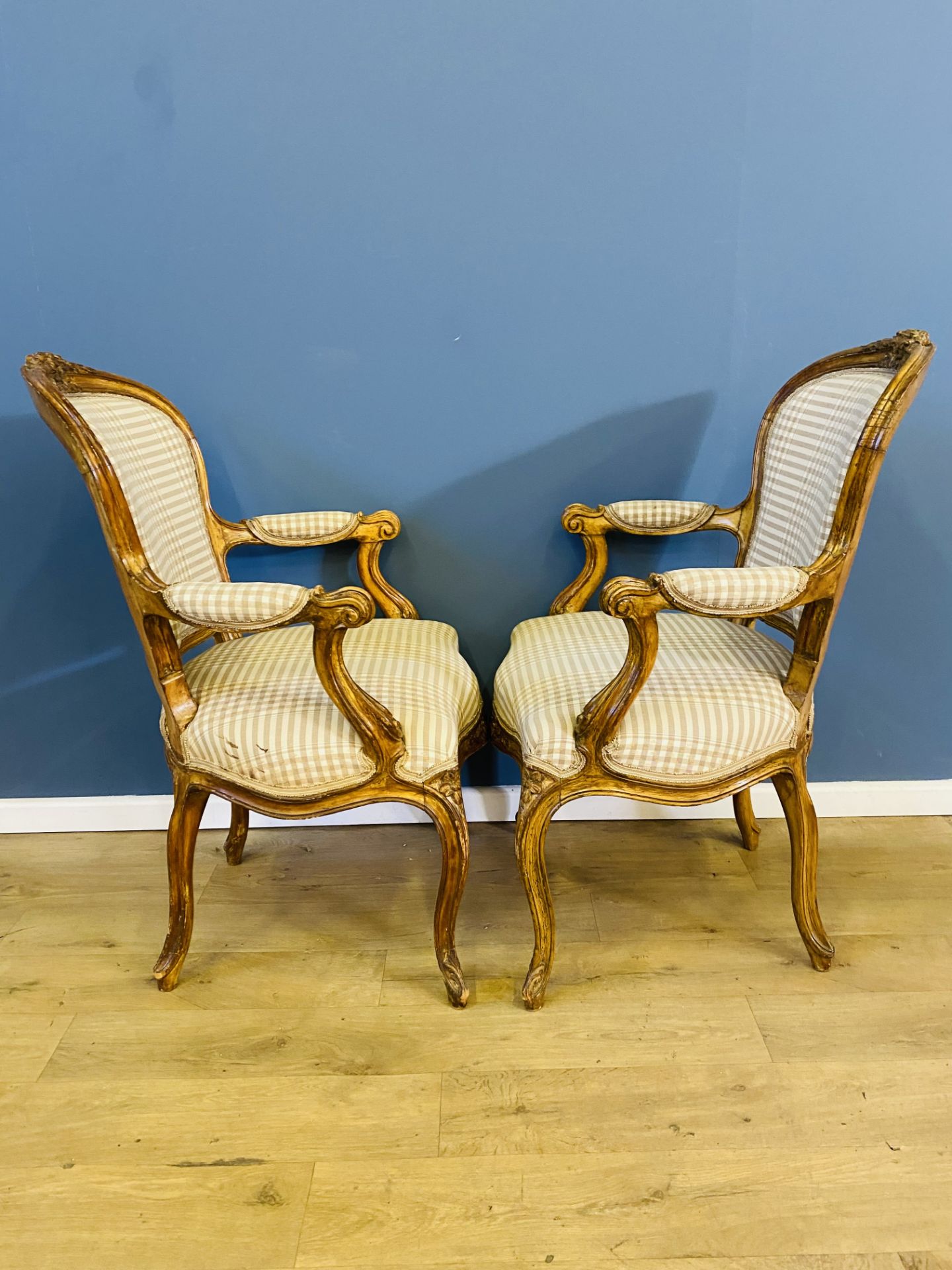 Pair of Continental armchairs - Image 3 of 5