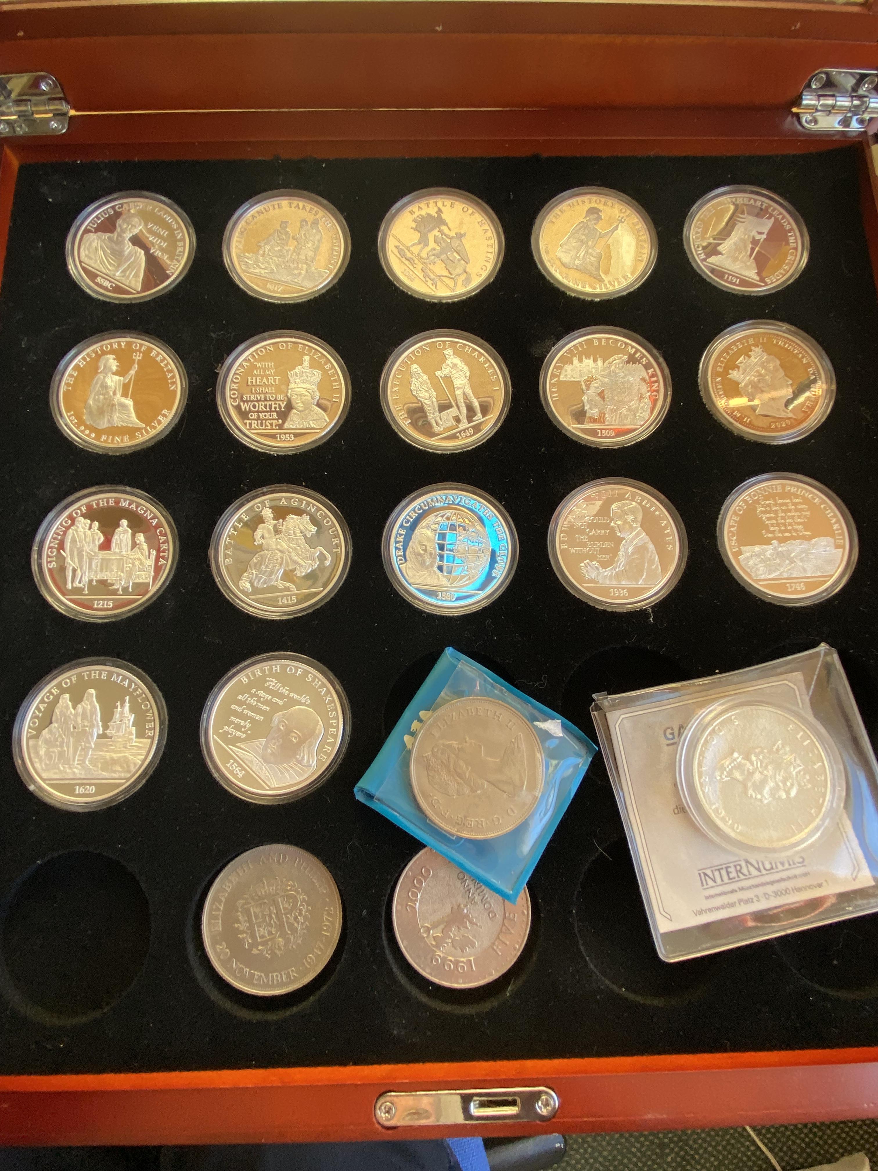 Quantity of collectable silver coins
