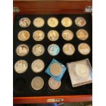 Quantity of collectable silver coins