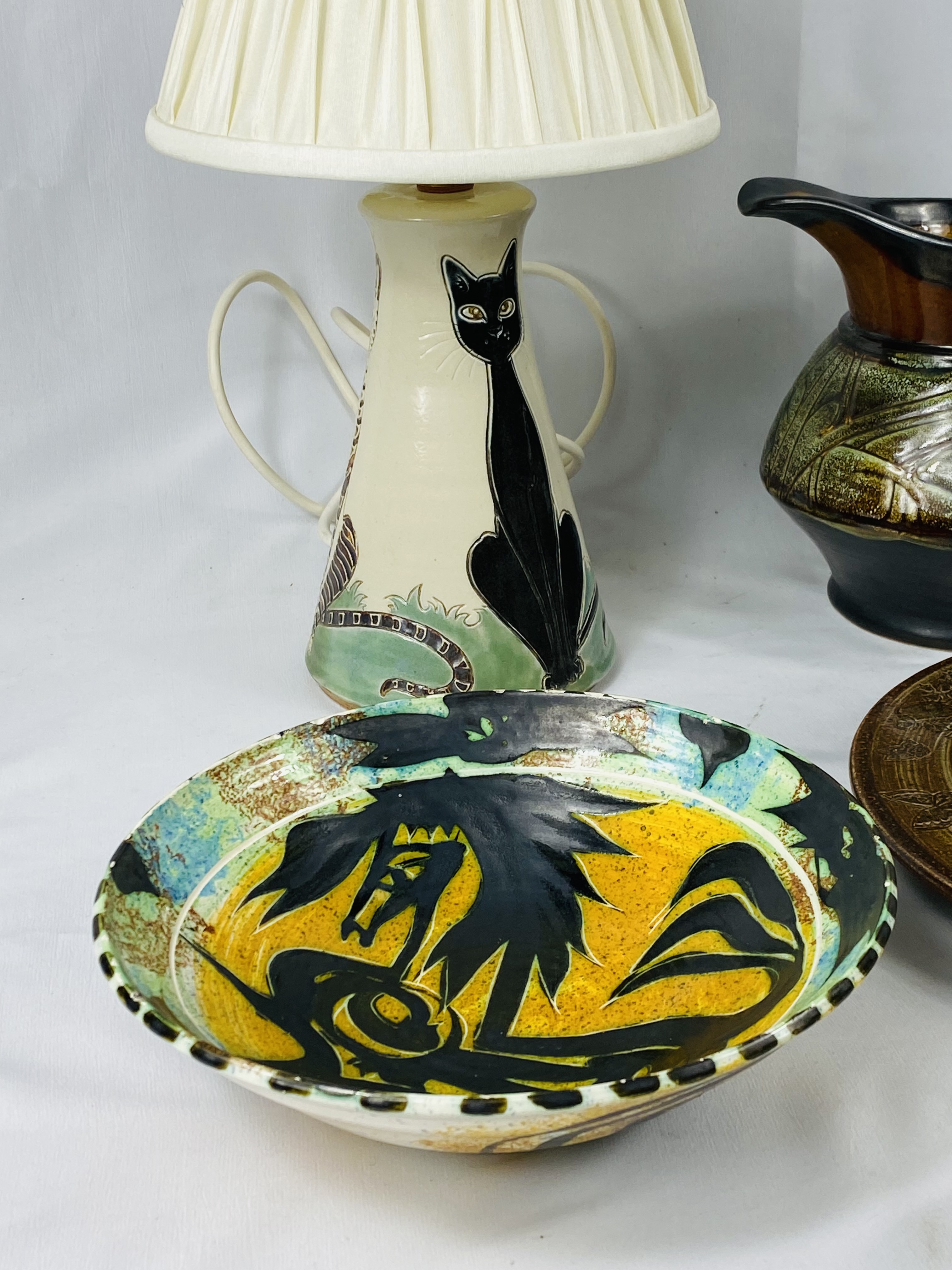 Four items of Michael Mosse LLanbrynmair studio pottery - Image 3 of 5