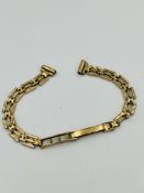 9ct gold bracelet