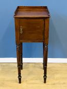 Early Victorian tray top pot cupboard