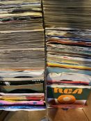 Quantity of vinyl singles without covers.