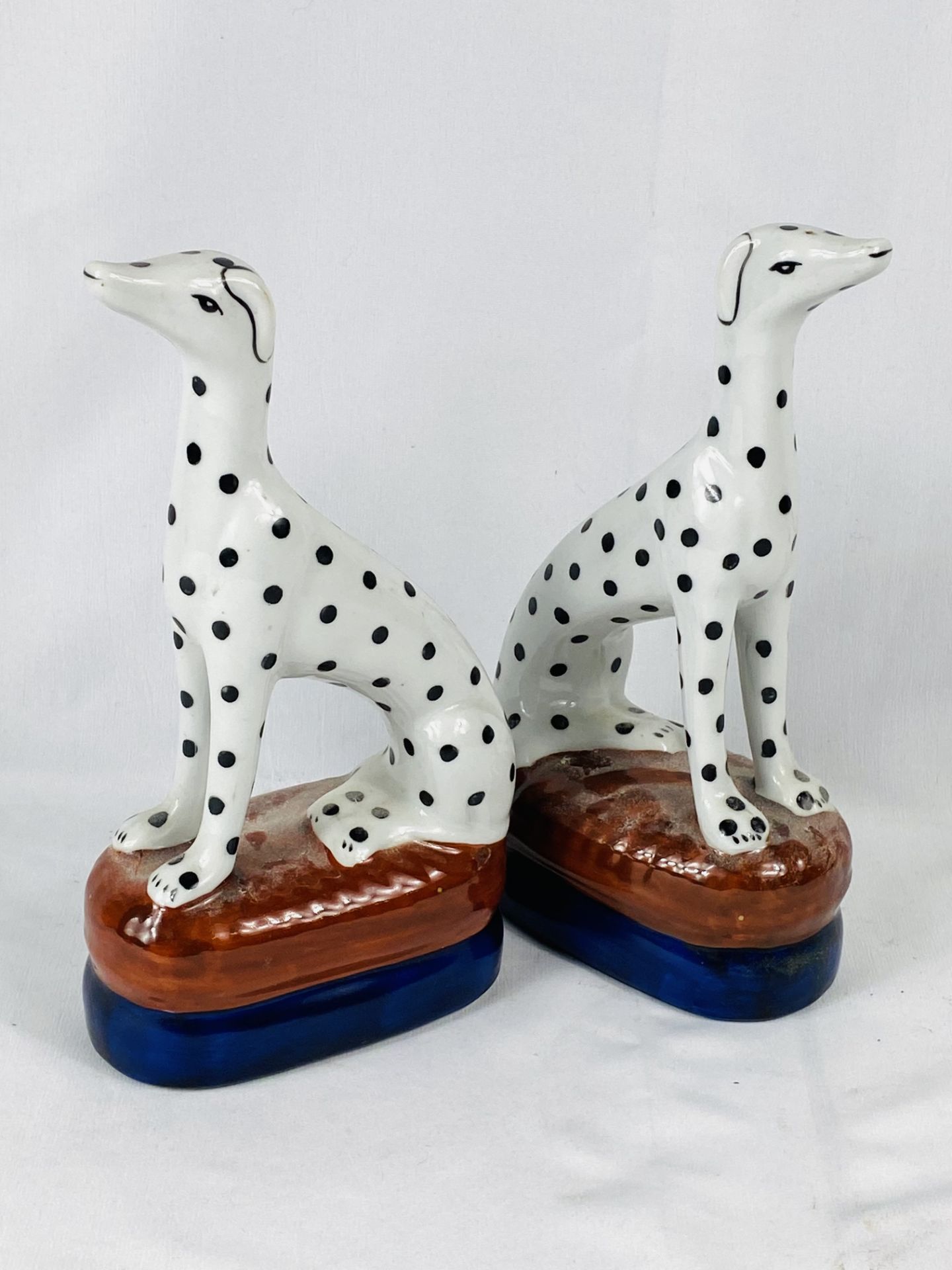 Pair of Staffordshire Dalmatians - Image 2 of 3