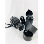 Mamia 64Y 1000S camera and lenses