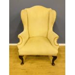 19th century upholstered armchair