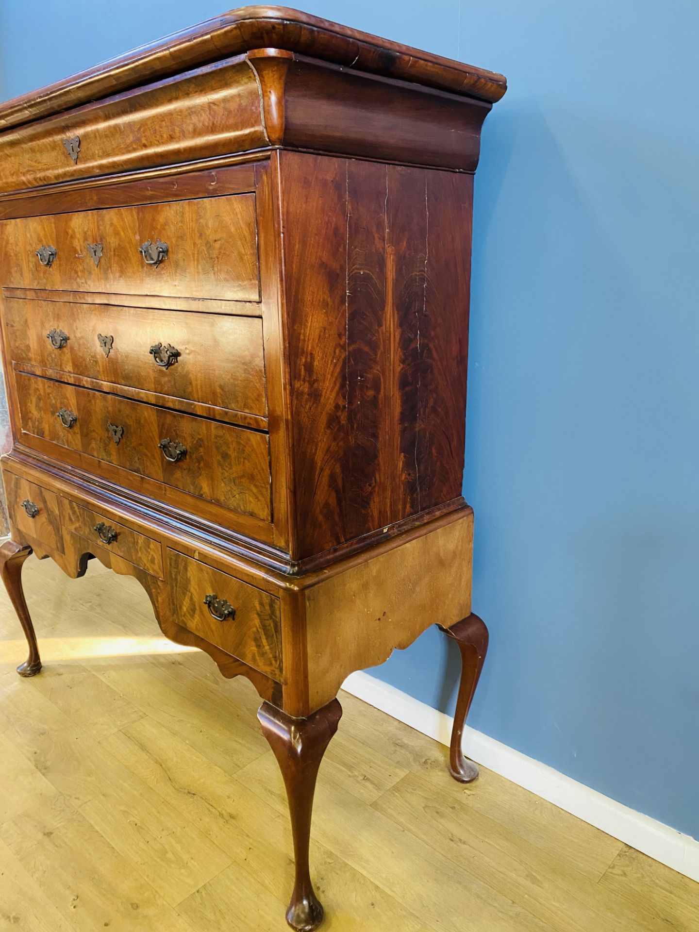 19th century chest on stand - Image 2 of 7