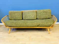 Ercol style beech studio sofa