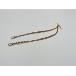 9ct gold fob chain