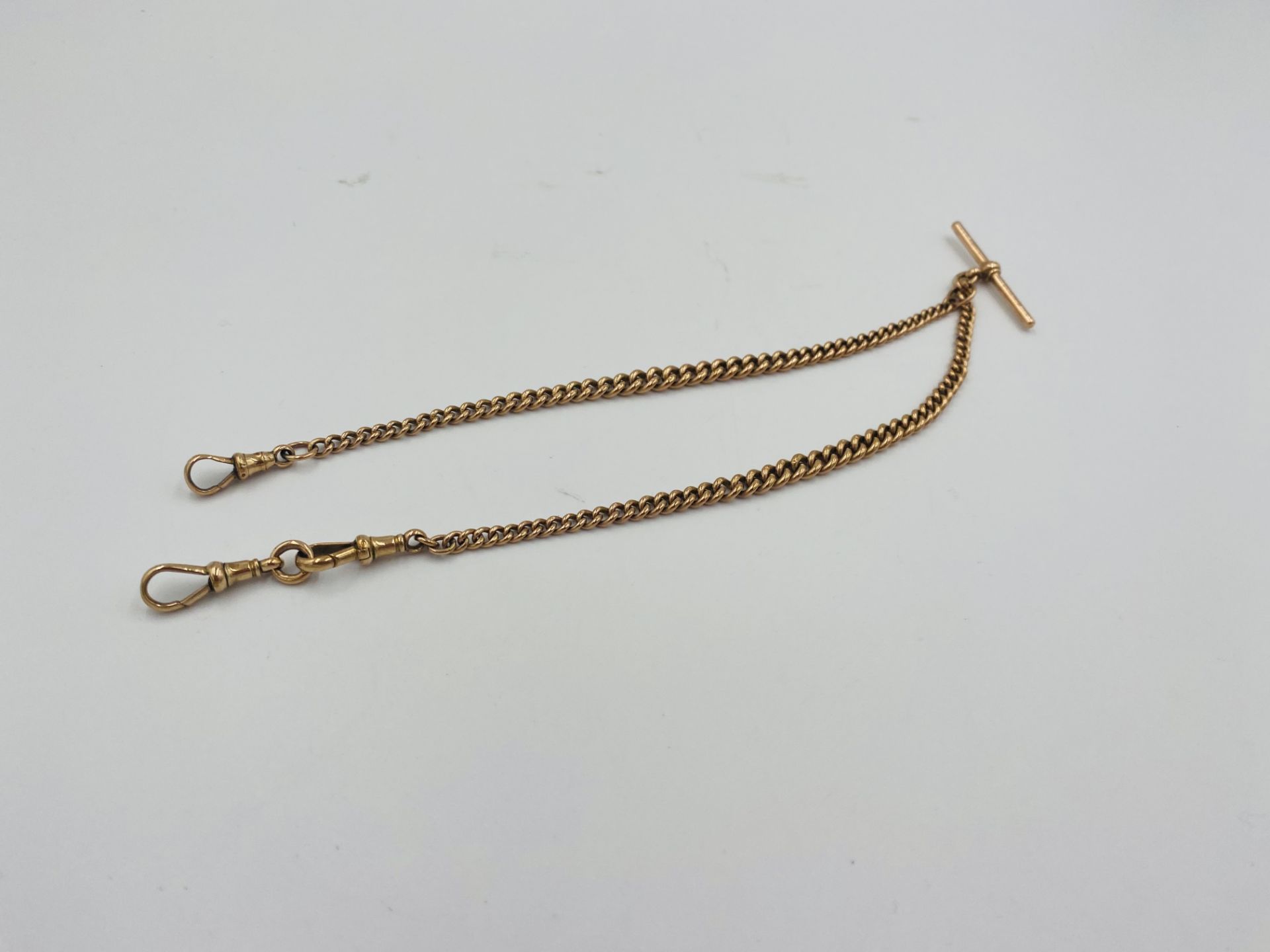 9ct gold fob chain