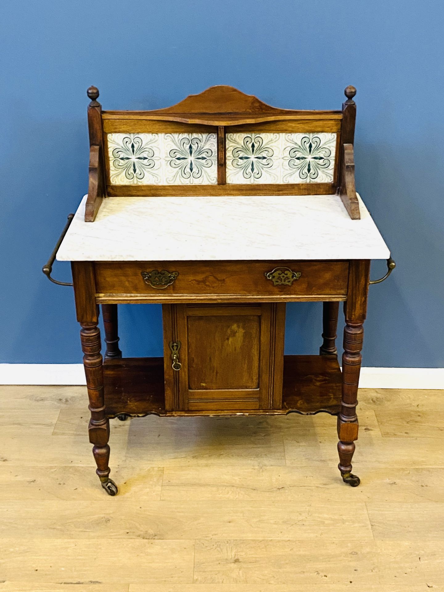 Marble topped washstand