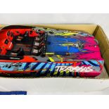 Traxxas radio controlled M41 widebody speedboat.