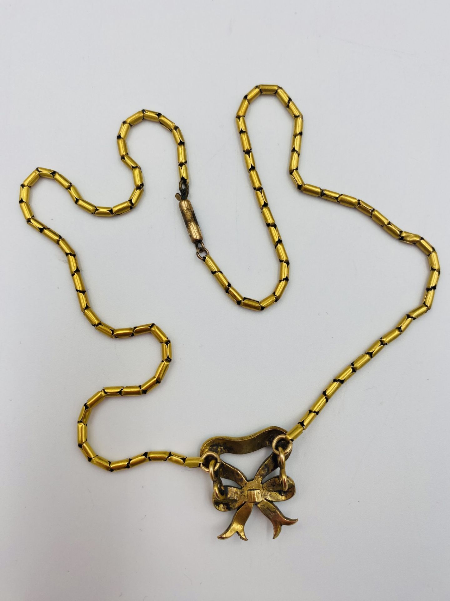 Gold pendant necklace - Bild 4 aus 5