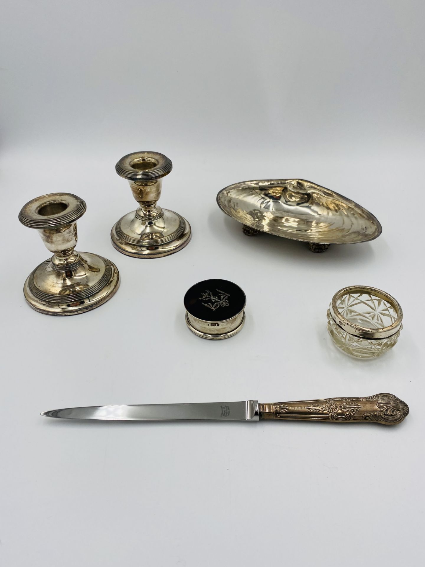 A quantity of silver items - Bild 4 aus 4
