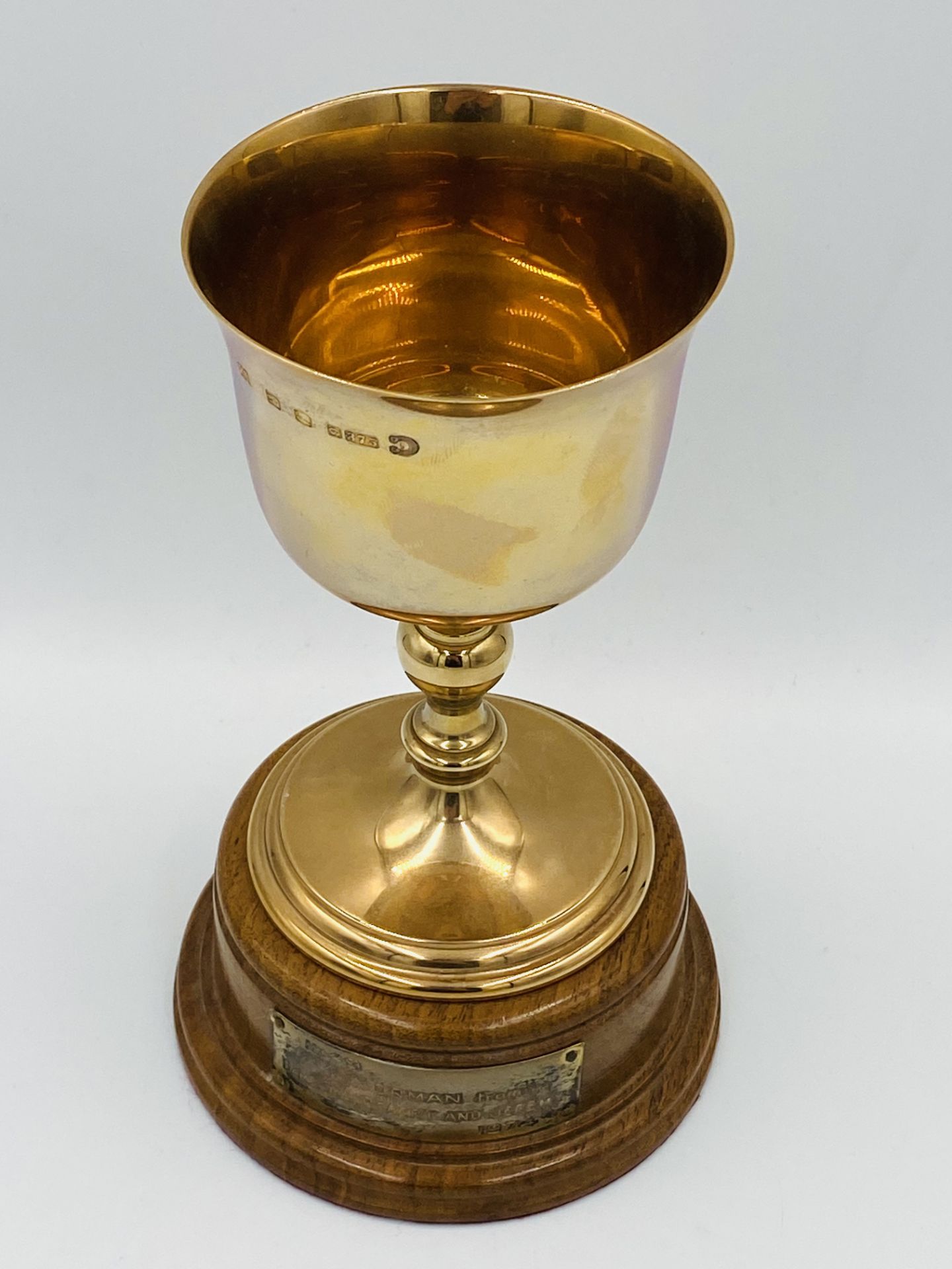 9ct gold cup, 256g. - Image 3 of 7