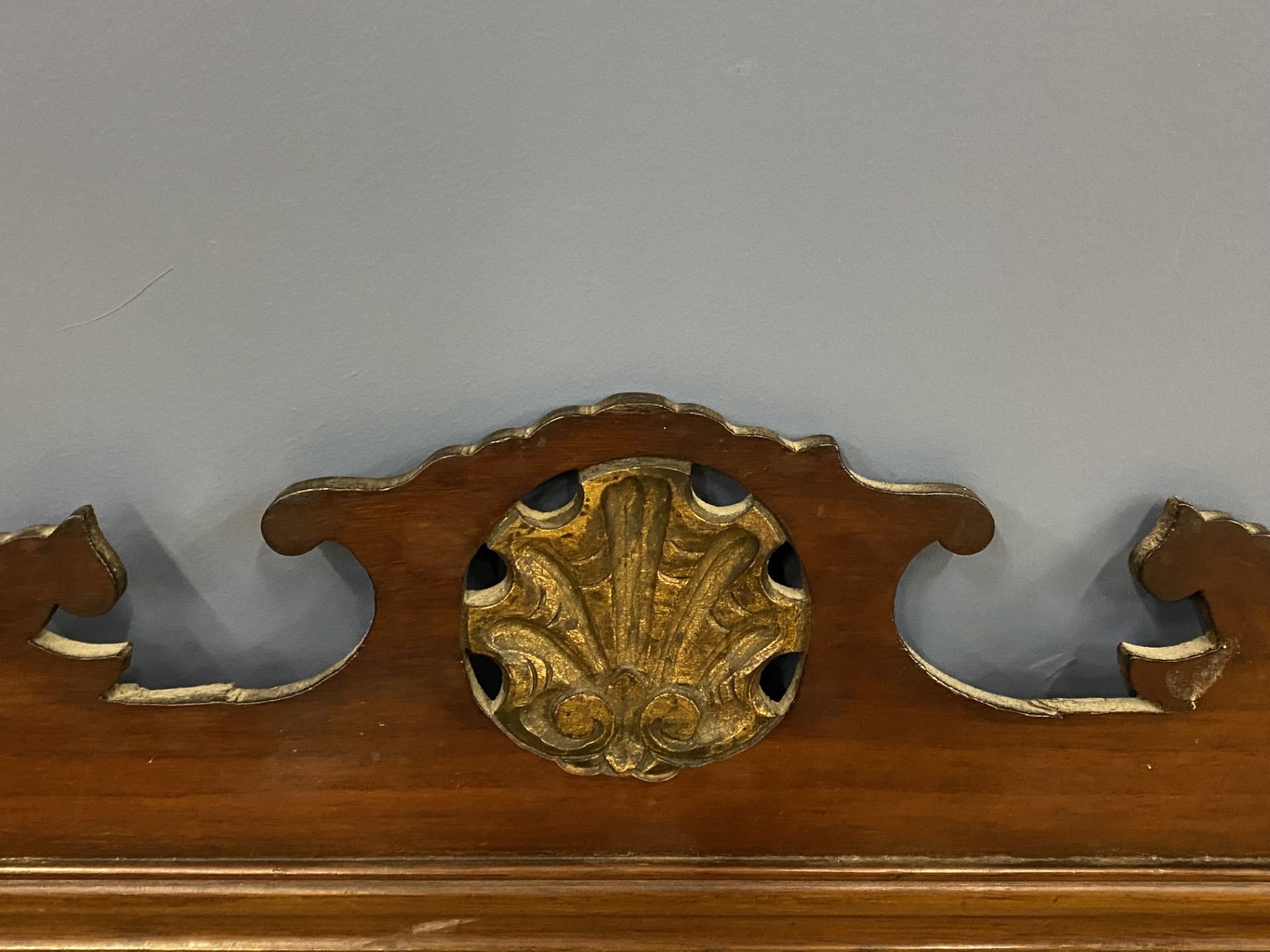 19th century overmantle mirror - Image 4 of 4
