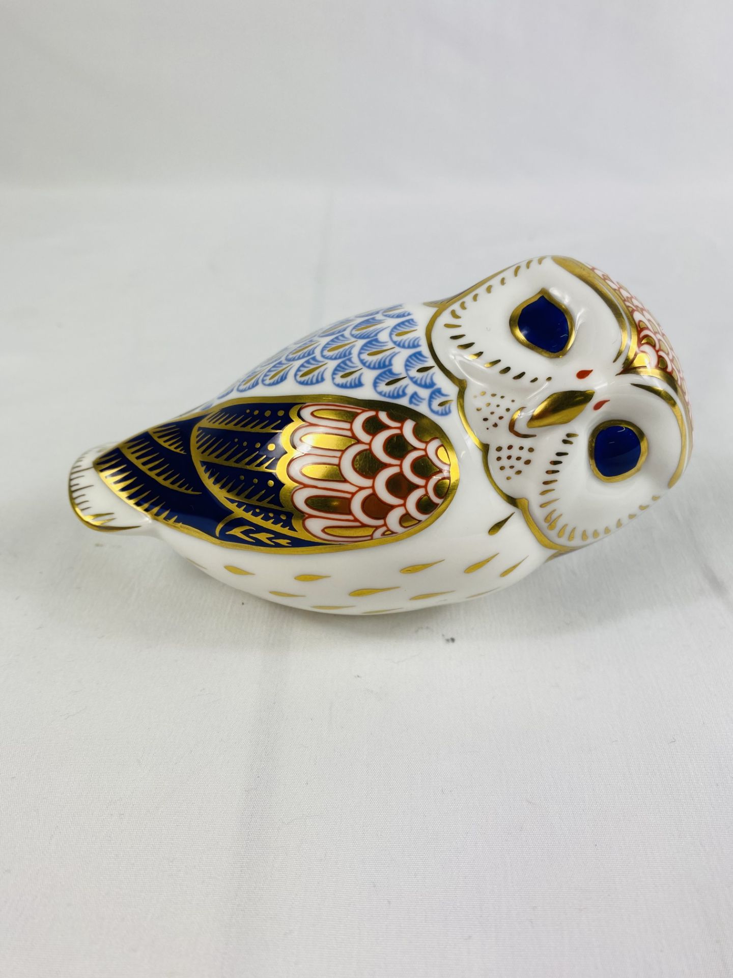 Royal Crown Derby owl paperweight - Image 2 of 6