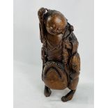 Chinese carved wood figure