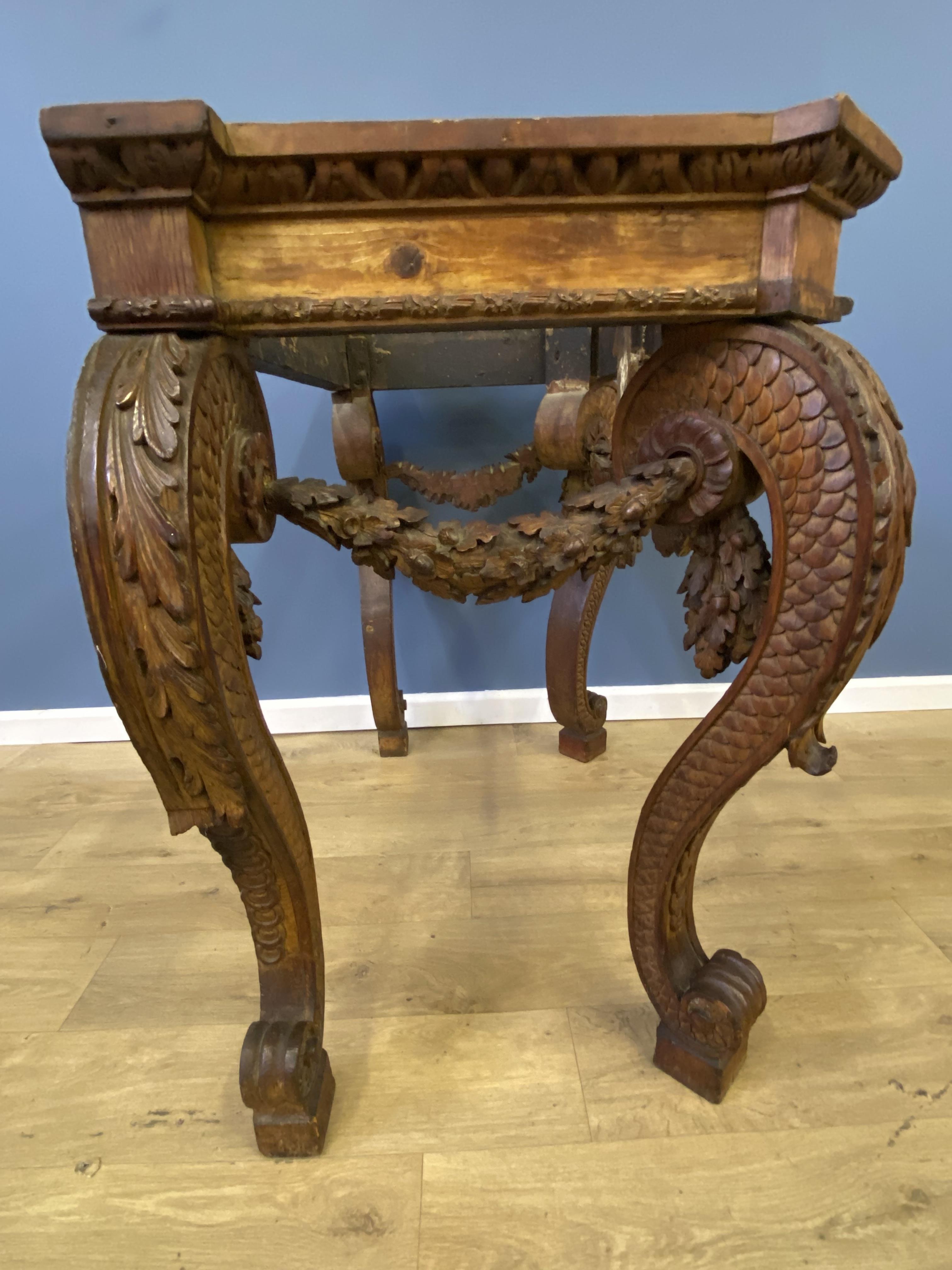 18th/19th century console table - Image 22 of 28