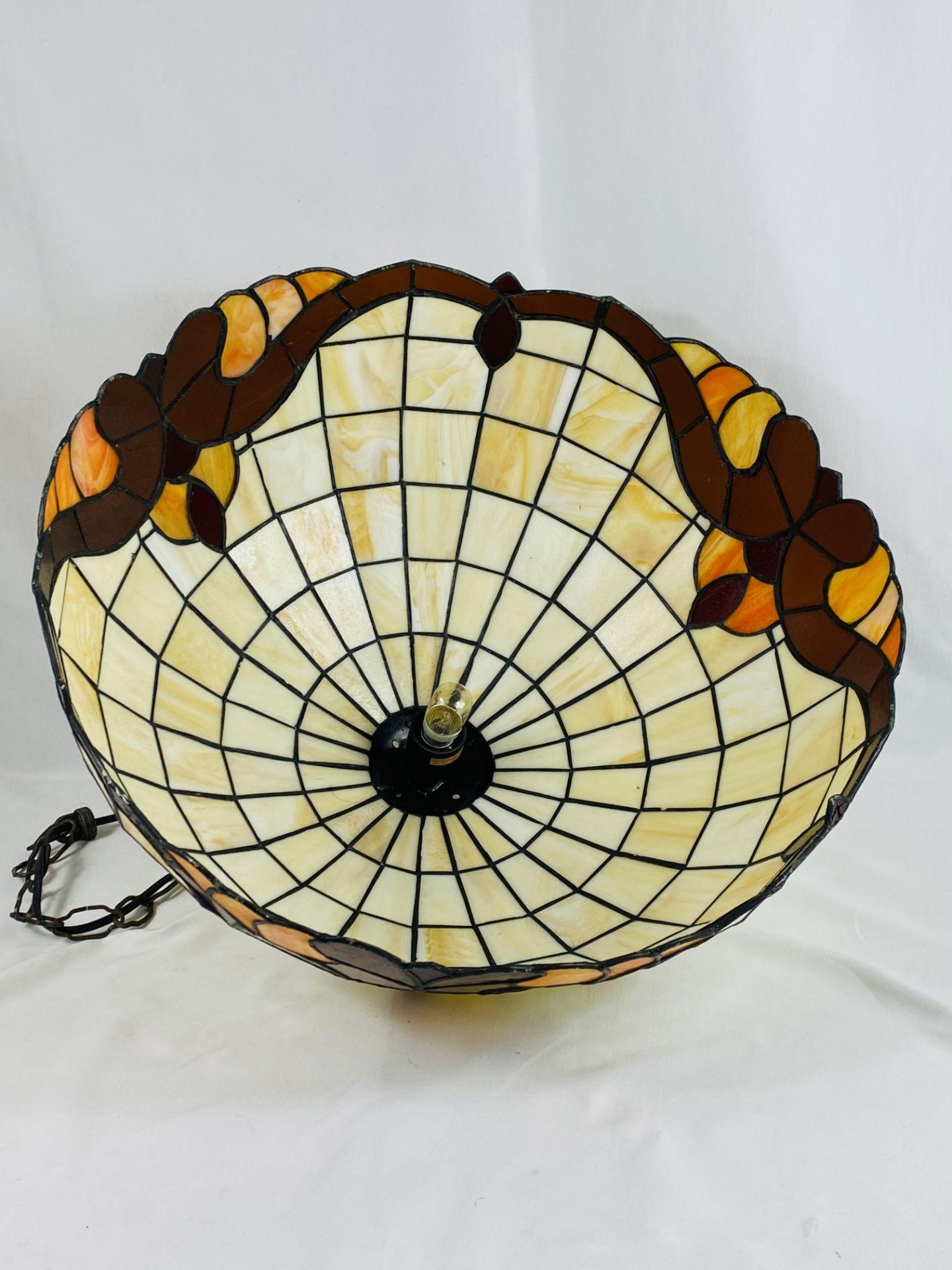 Tiffany style ceiling lamp - Image 3 of 6