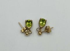 Pair of 9ct gold earrings