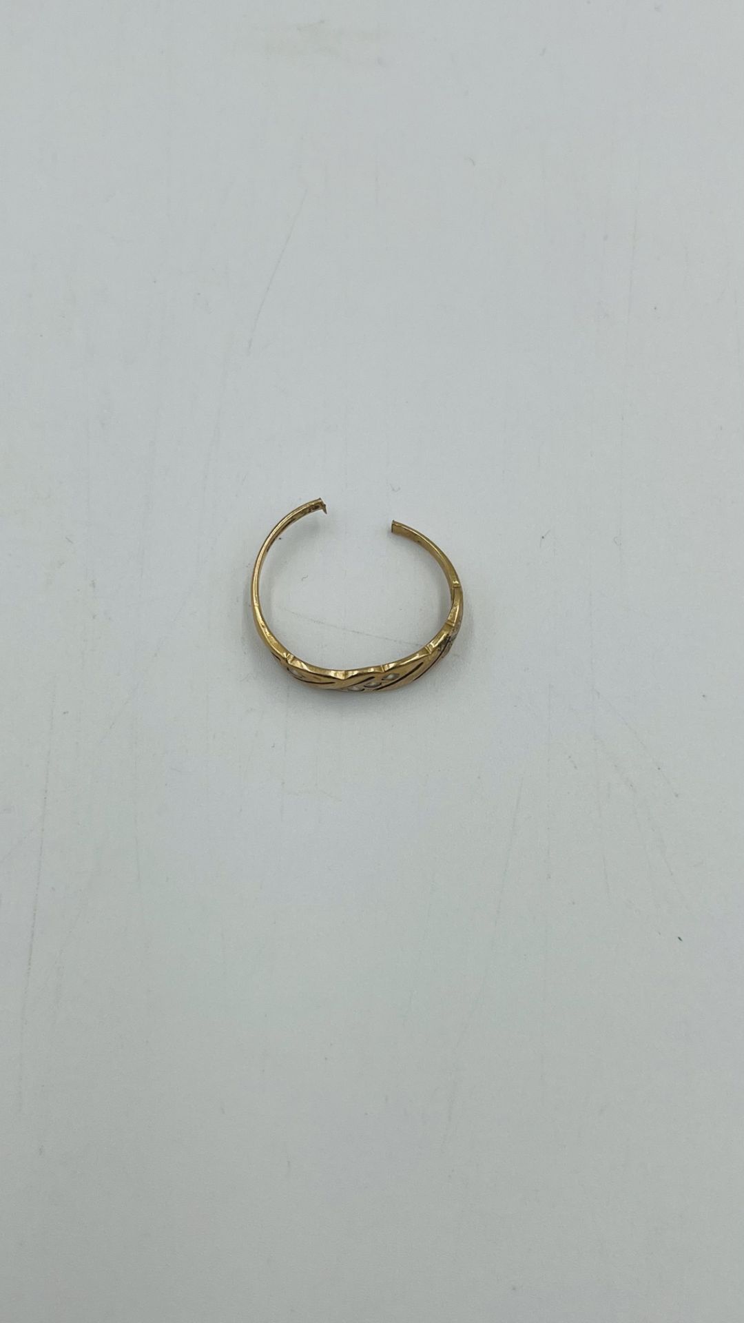 Two scrap 9ct gold rings and other items - Image 13 of 14