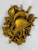 Gilt wood wall hanging