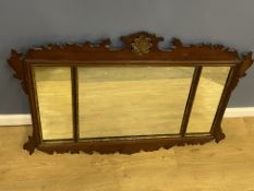 19th century overmantle mirror