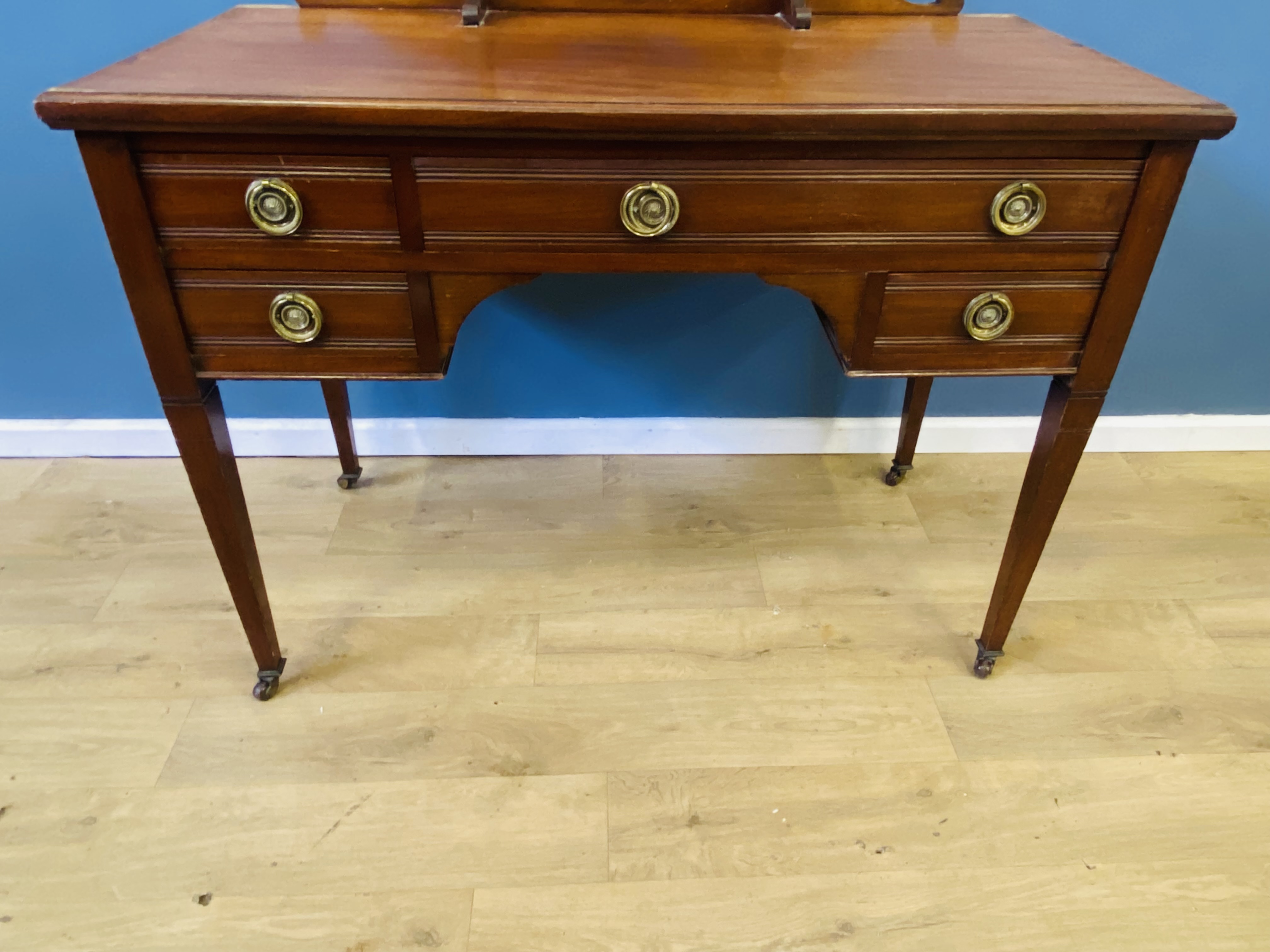 Edwardian mahogany dressing table - Image 3 of 4