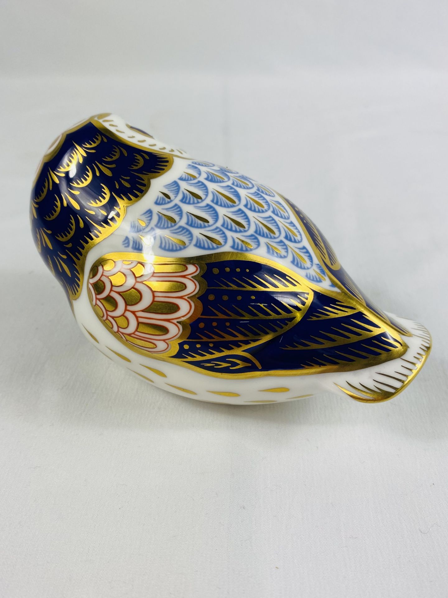 Royal Crown Derby owl paperweight - Image 4 of 6