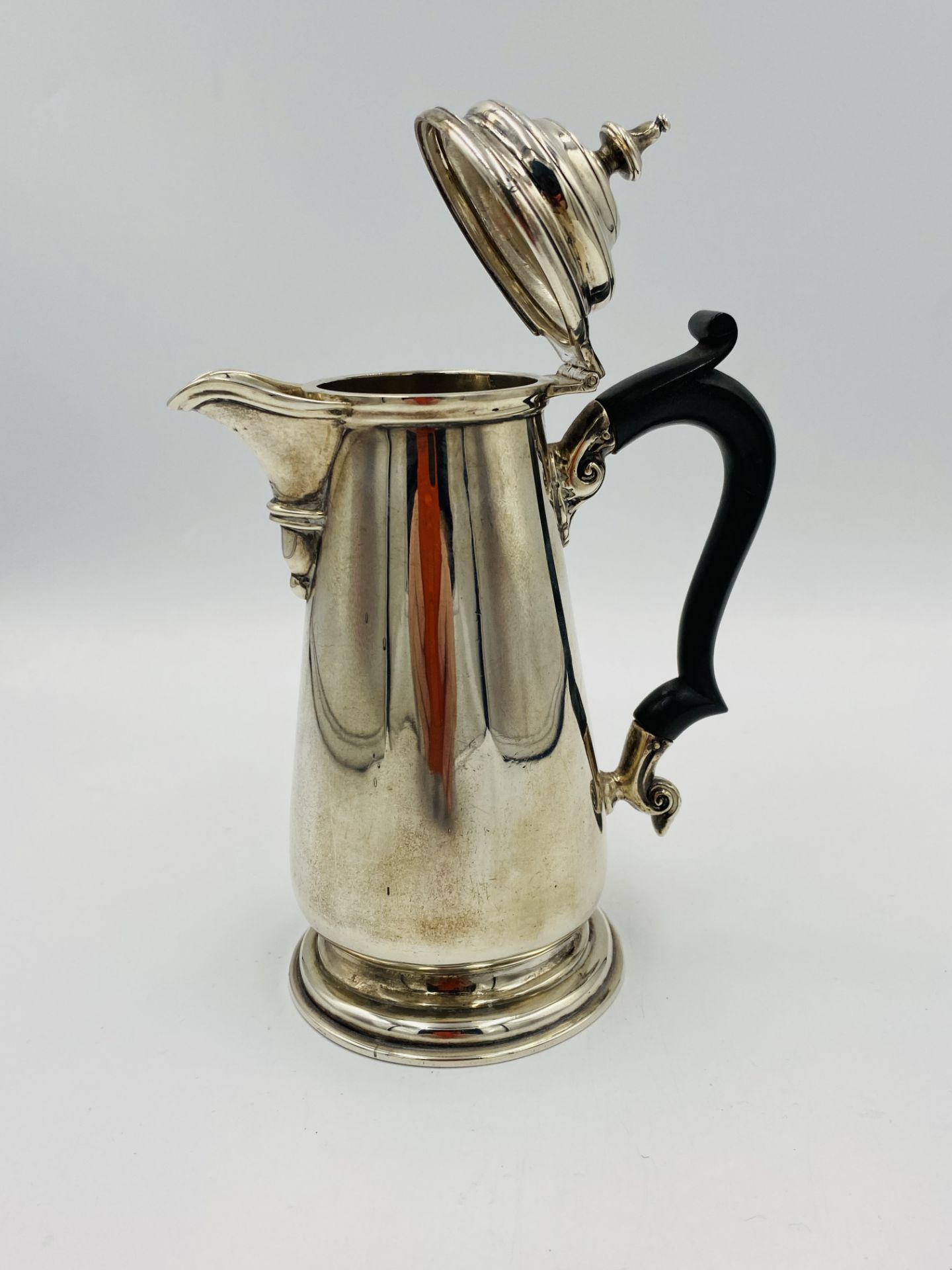 Hallmarked silver coffee pot - Bild 5 aus 5