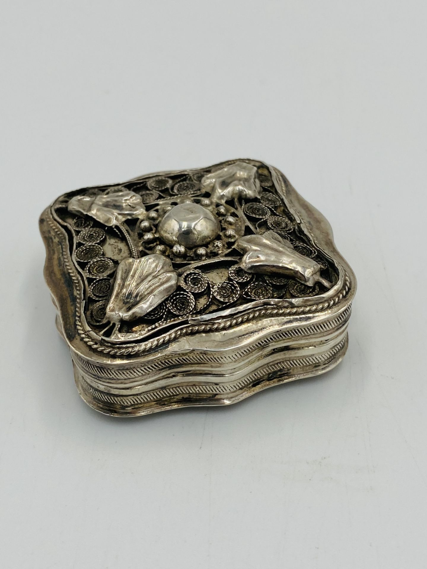 19th century Dutch silver peppermint box - Image 3 of 4