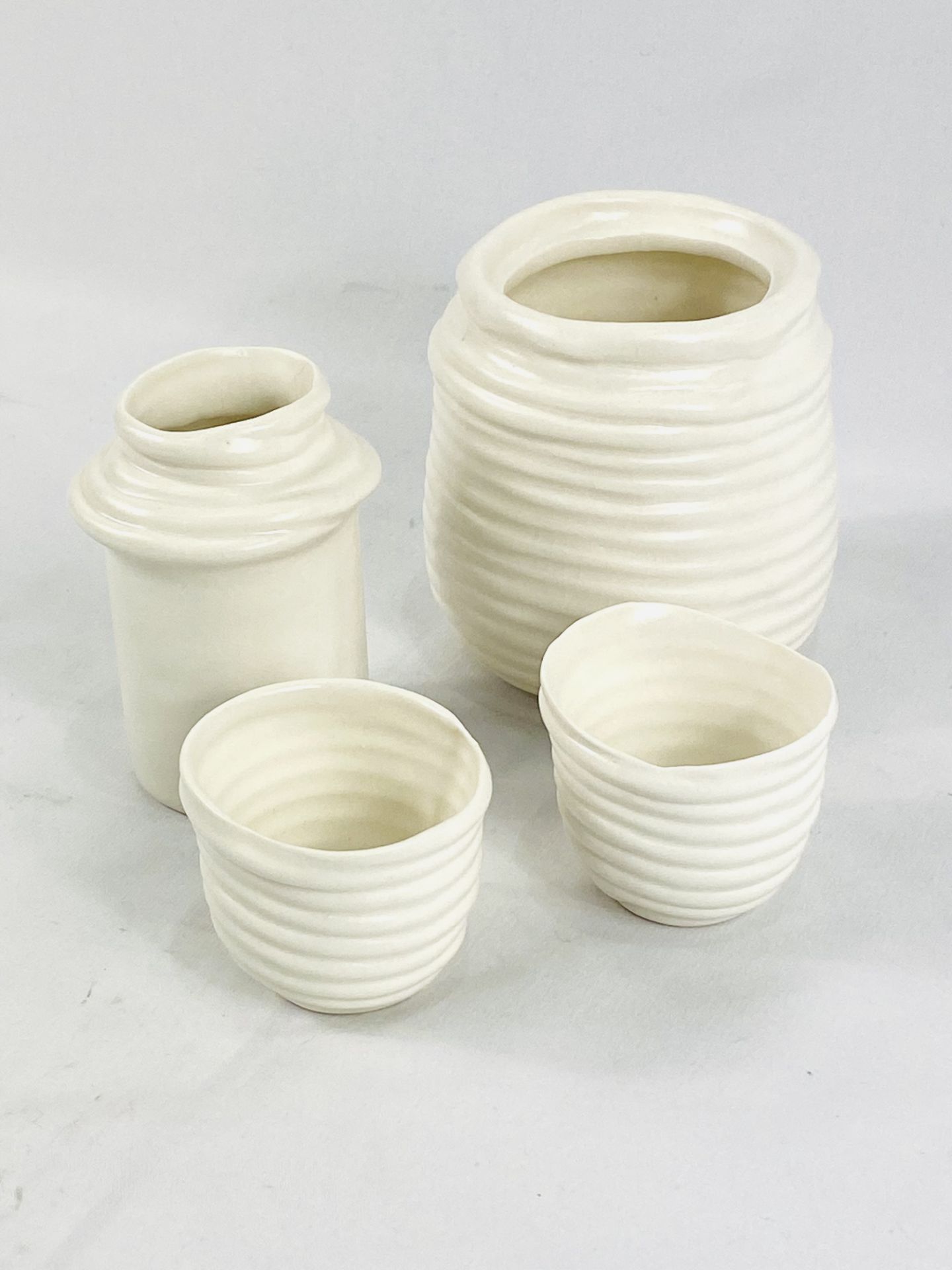 Kinoya Cole and Cinder ceramic sake set in original box. - Image 2 of 4