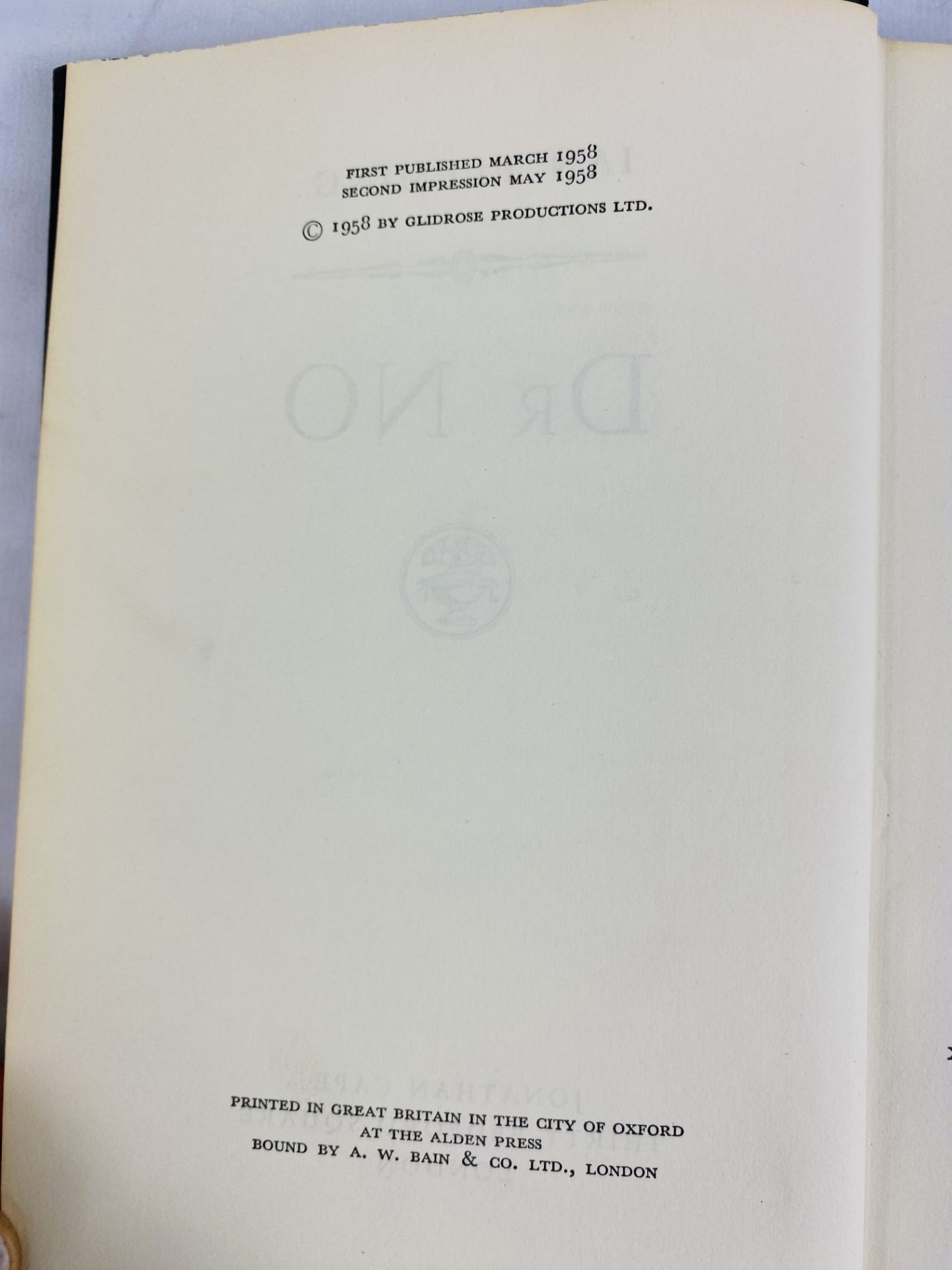 Ian Fleming Dr. No first edition second edition - Image 5 of 6