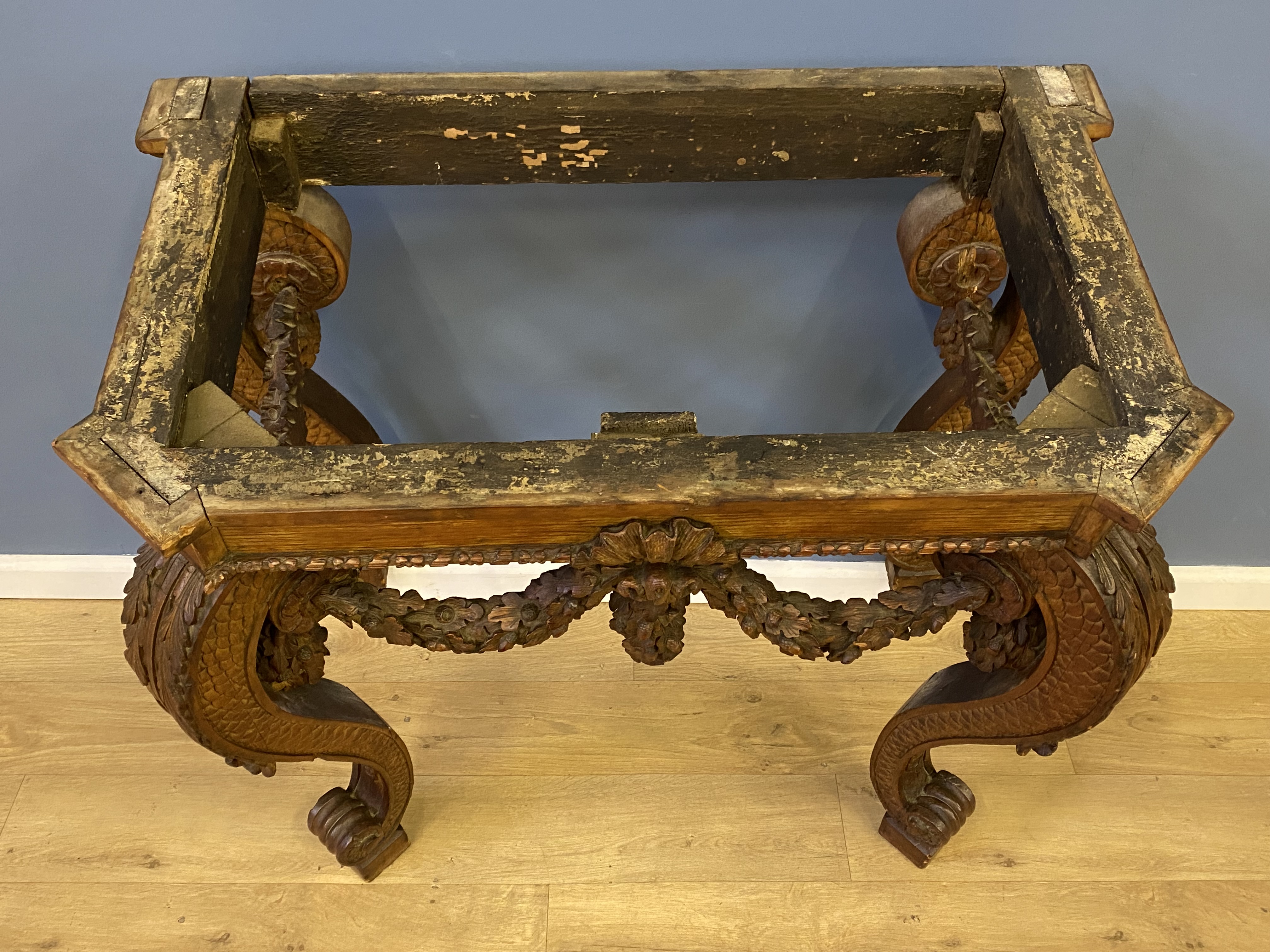 18th/19th century console table - Image 9 of 28