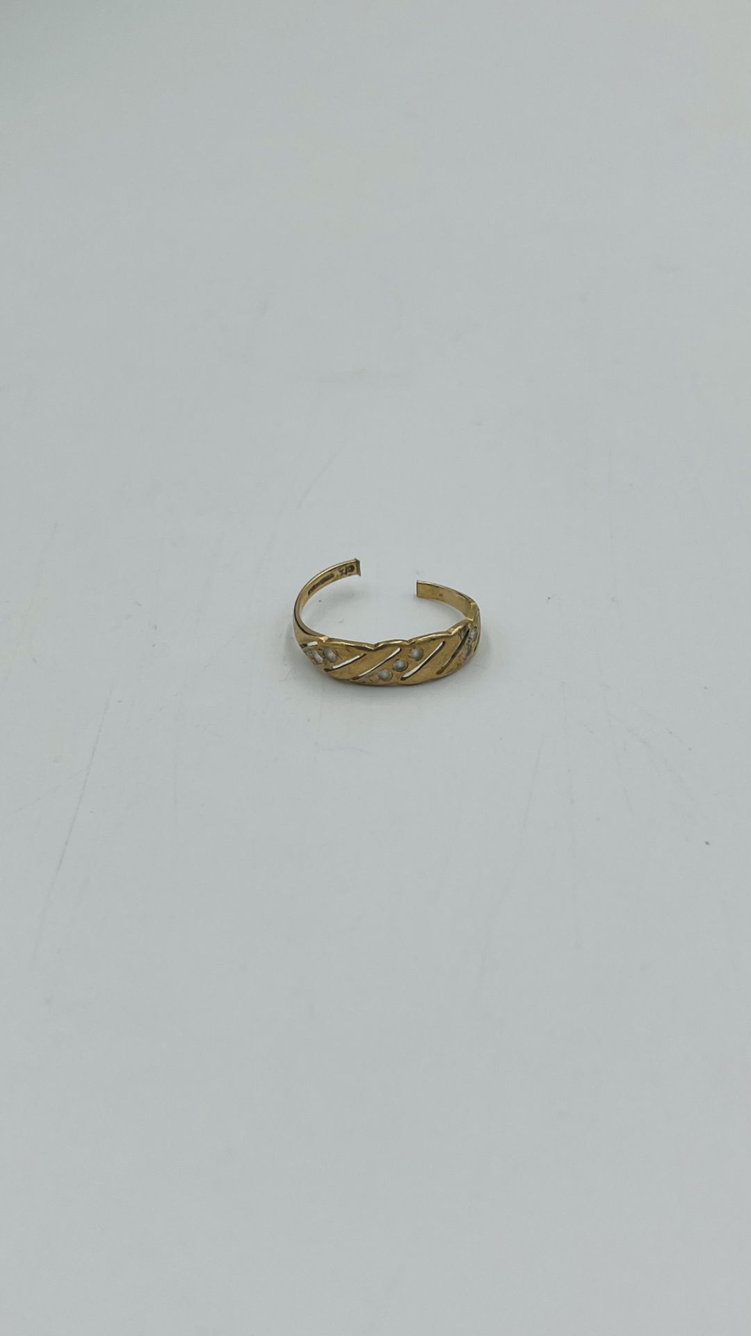 Two scrap 9ct gold rings and other items - Image 12 of 14