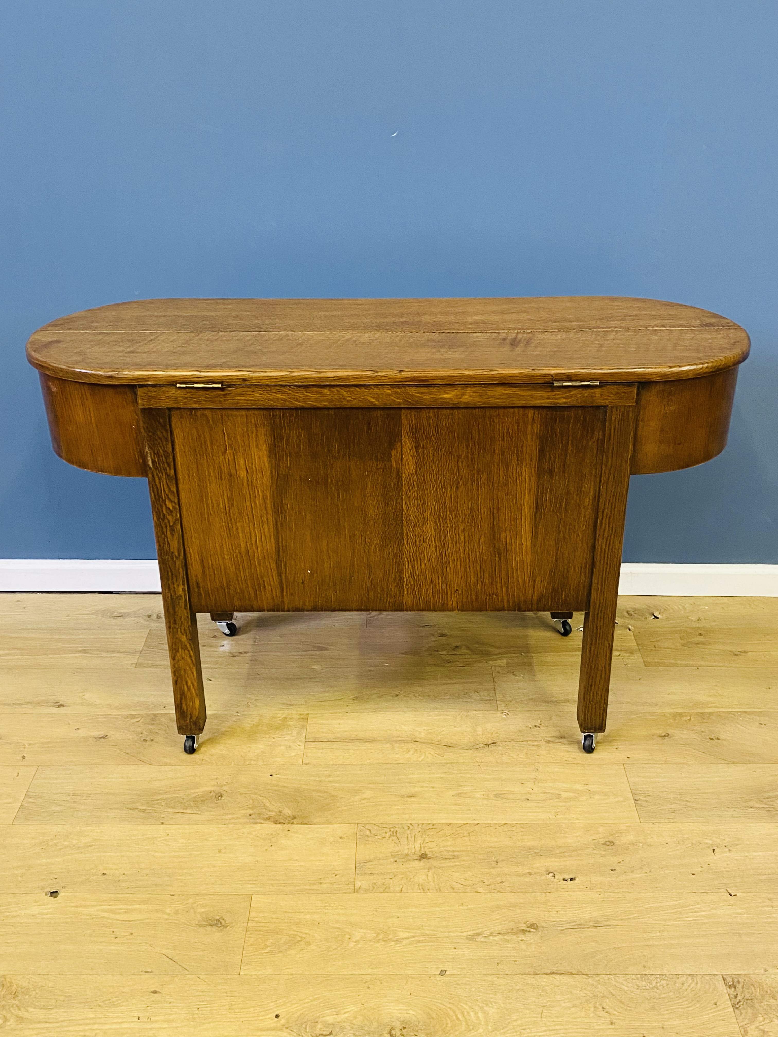 1930's oak cocktail cabinet