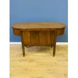 1930's oak cocktail cabinet