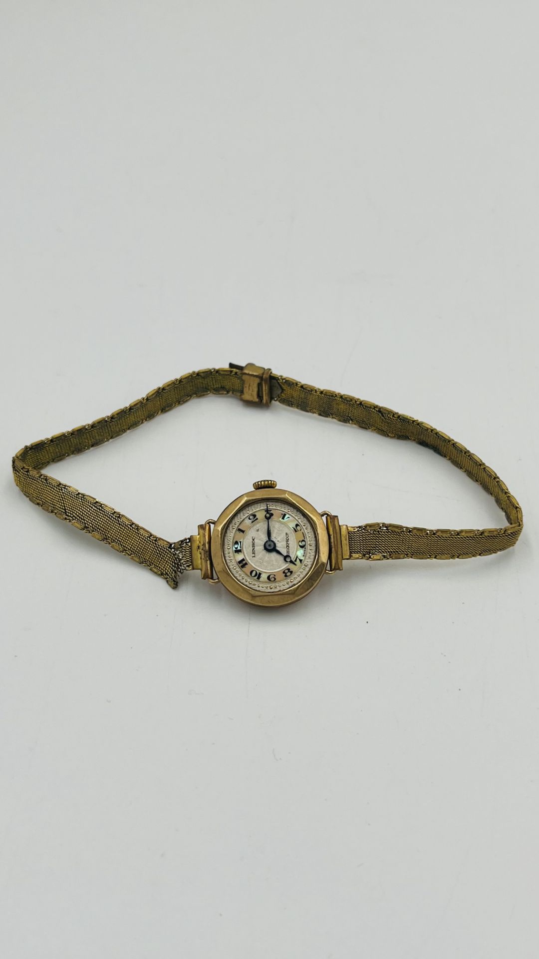 Lenroc 9ct gold cased manual wind wrist watch - Image 3 of 3