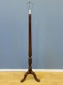 Mahogany standard lamp