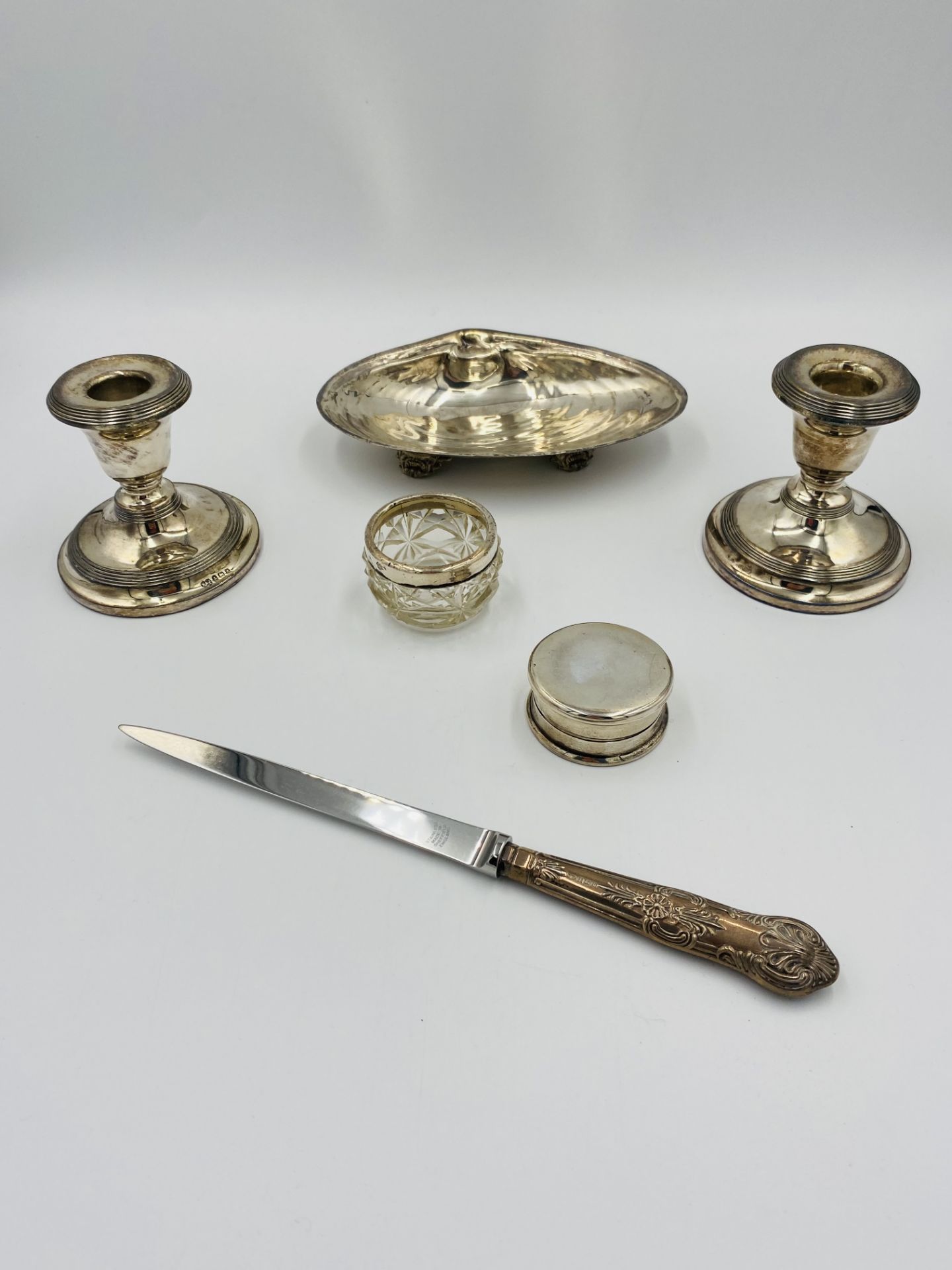 A quantity of silver items - Bild 3 aus 4