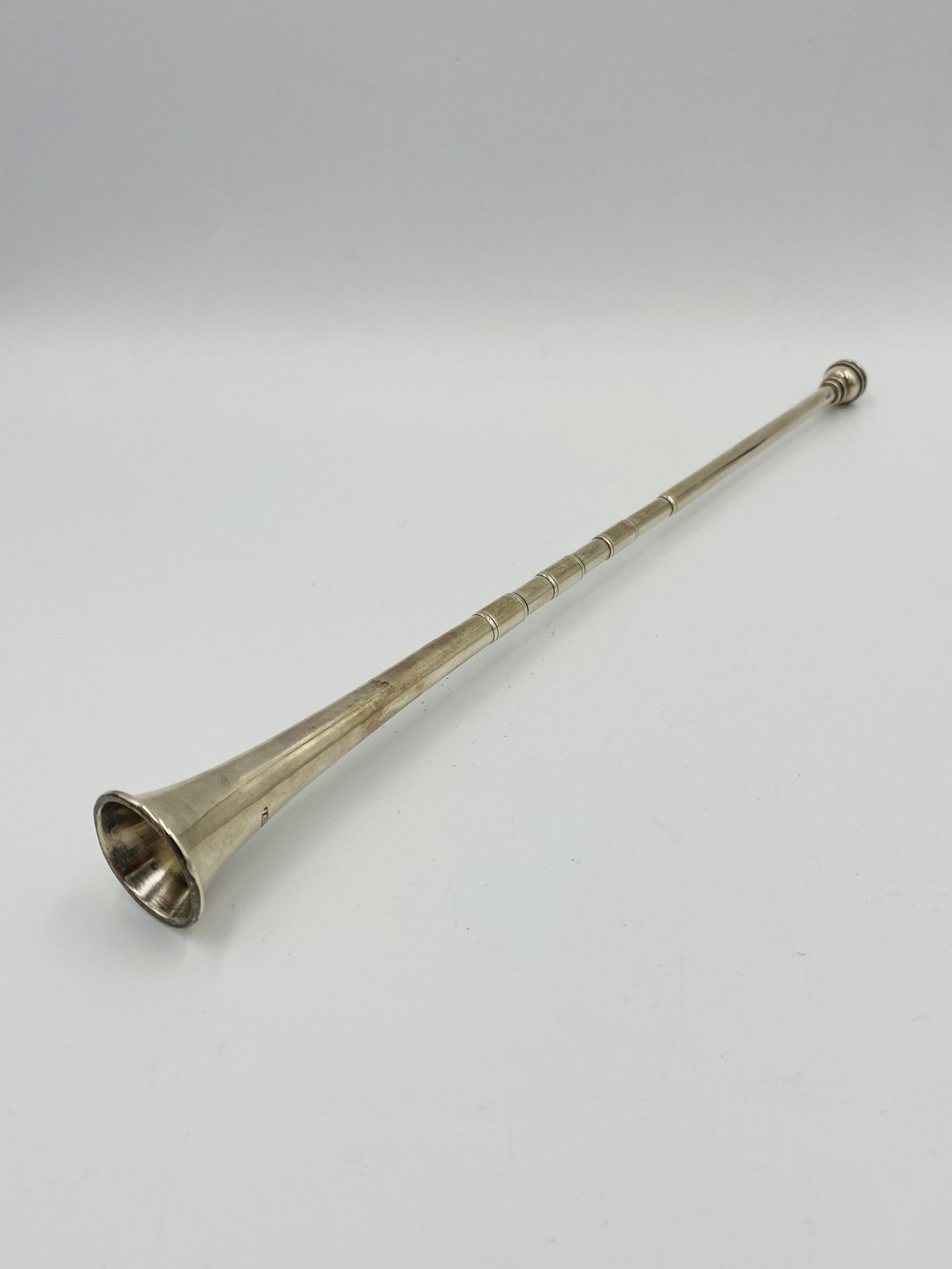 Hallmarked silver horn