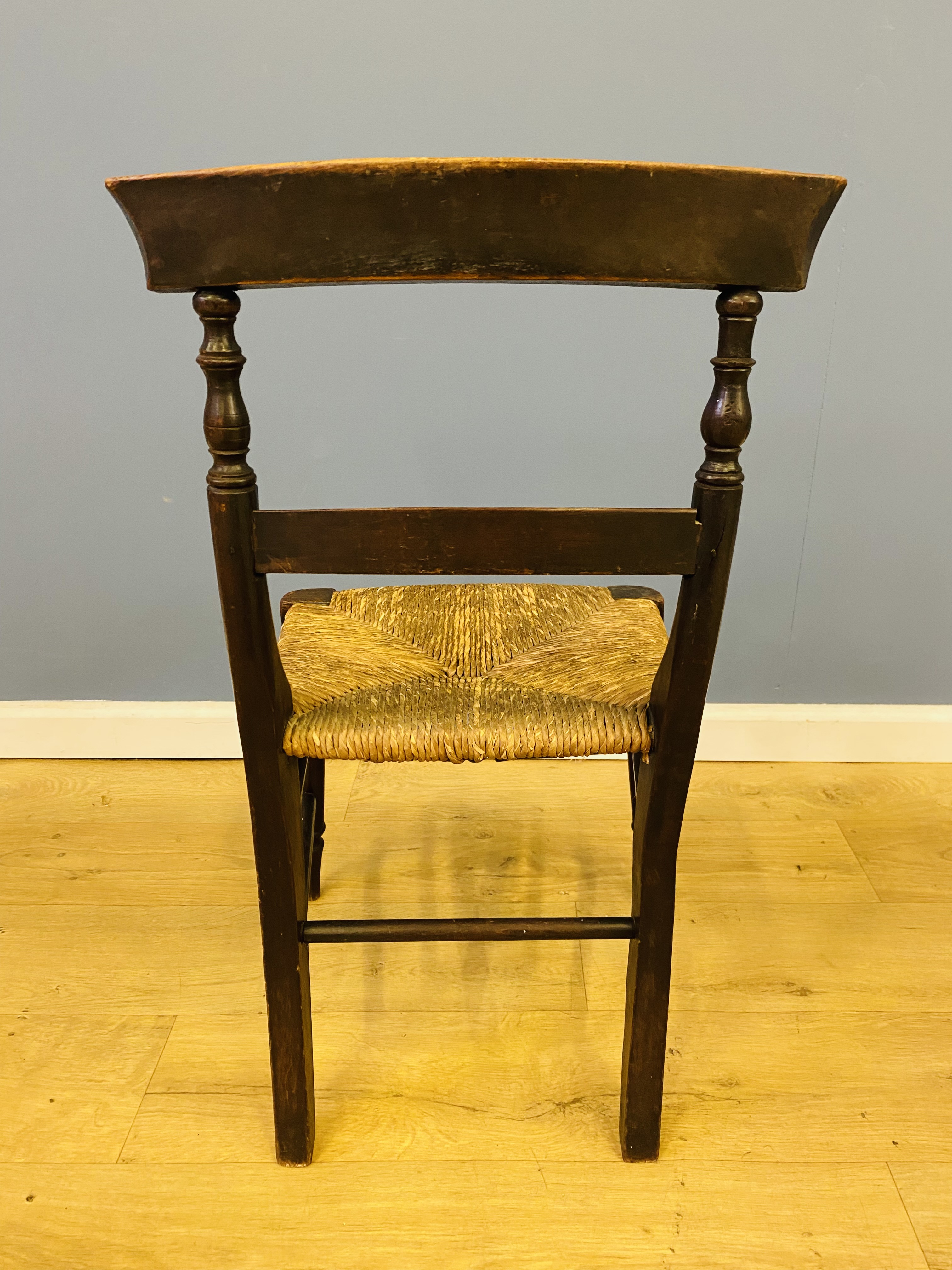 19th century beech childs chair - Image 2 of 5