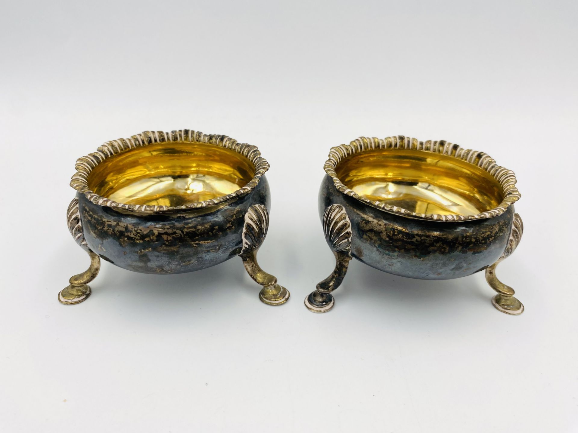 Pair of silver salts